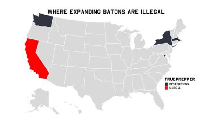 Are batons illegal in Texas?