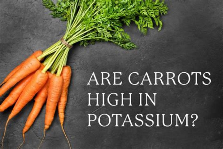 Are carrots high potassium?