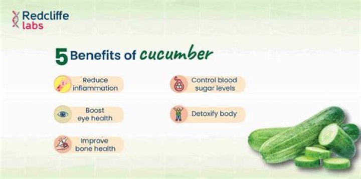 Are cucumbers anti-inflammatory?