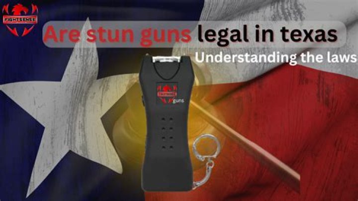 Are stun guns legal in Texas?