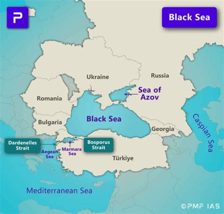 Are the Caspian and Black Sea connected?