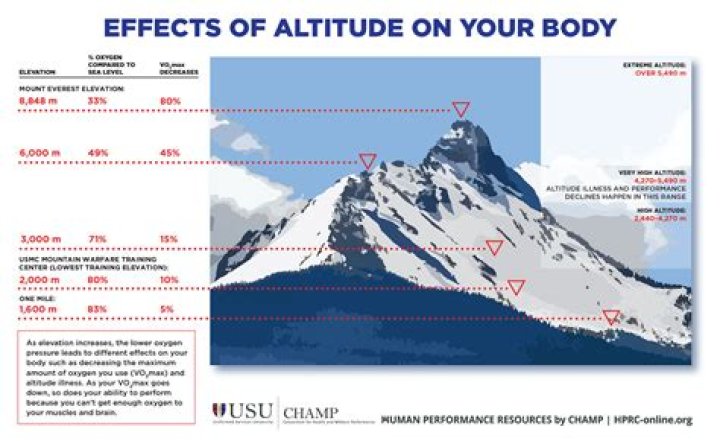 At what altitude is your body affected?