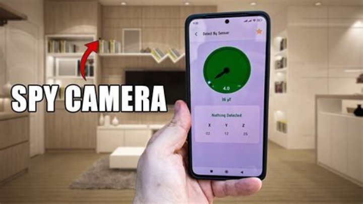 Can a cell phone detect a hidden camera?