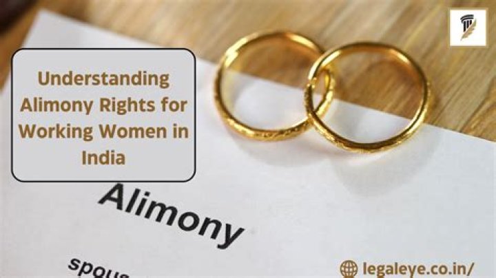 Can a working wife get alimony in India?