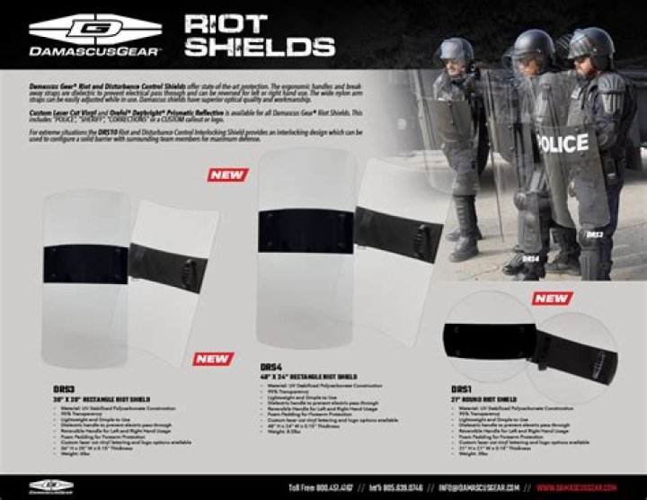 Can Civilians Buy riot shields?