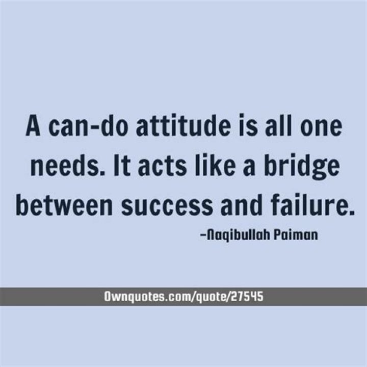 Can do attitude quotes?