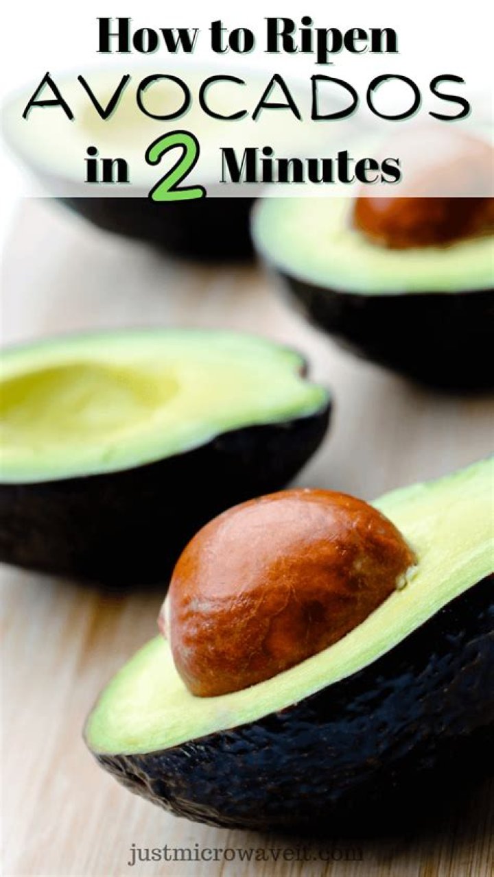Can I ripen avocados in the microwave?