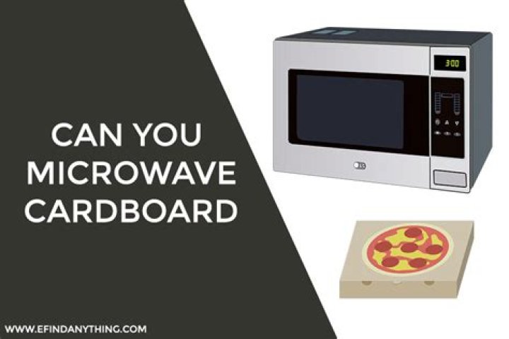 Can you microwave cardboard?