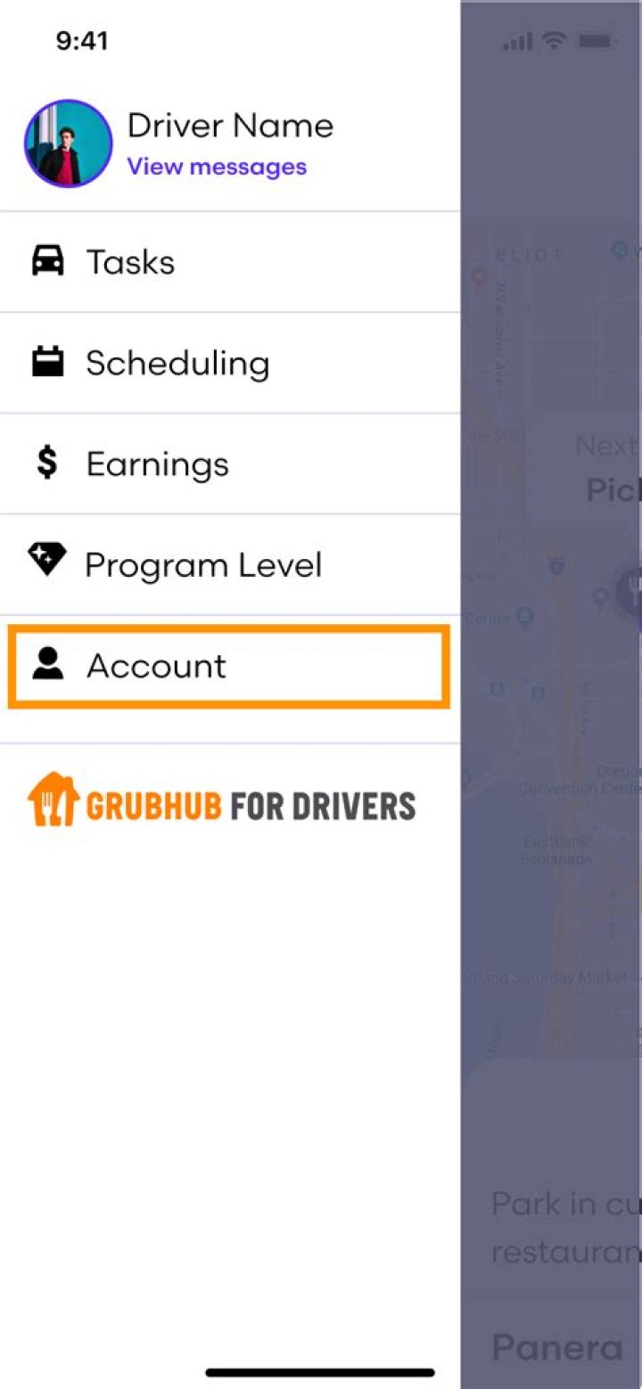 Can you request a specific driver on Grubhub?
