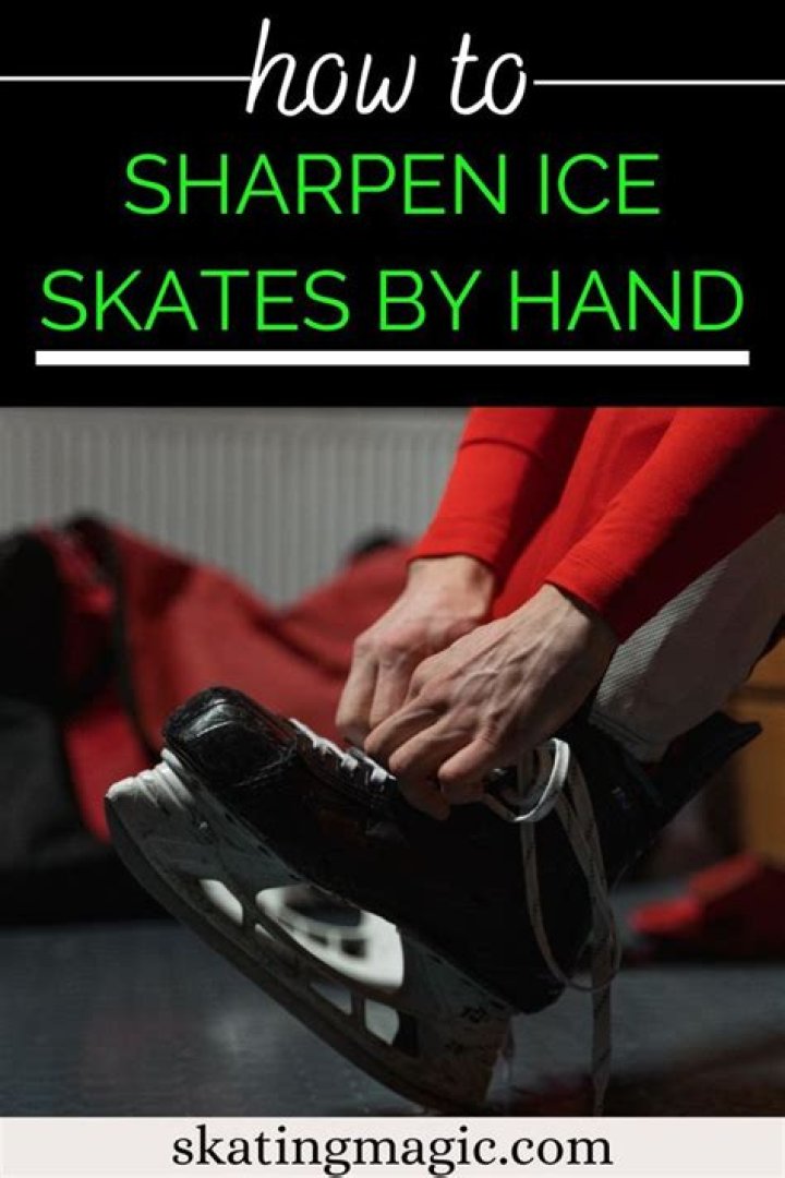 Can you sharpen skates by hand?