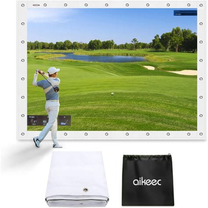 Can you use a bed sheet for a golf Impact screen?