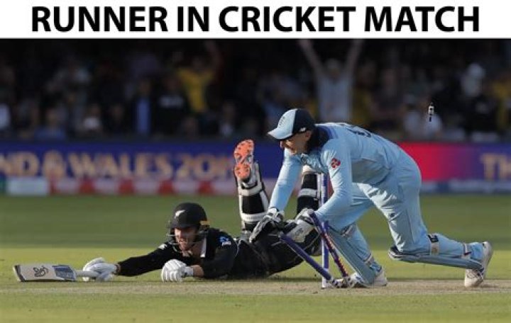 Can you use a runner in cricket?