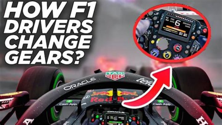 Do F1 drivers use the clutch to shift?