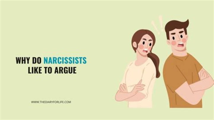 Do narcissists like to argue?