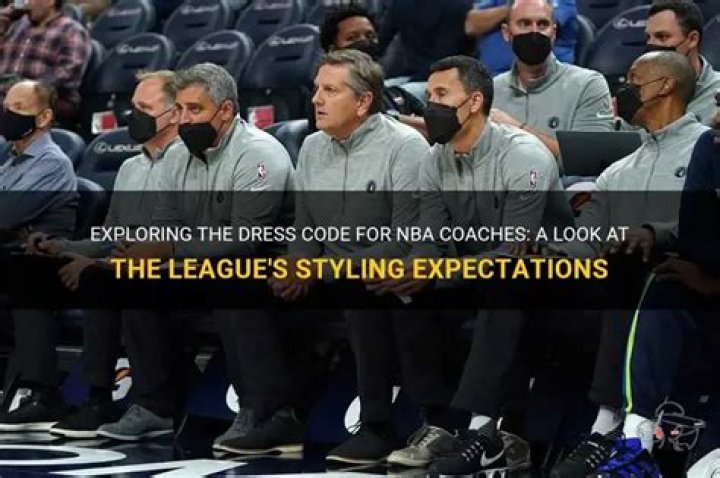 Do NBA coaches have a dress code?