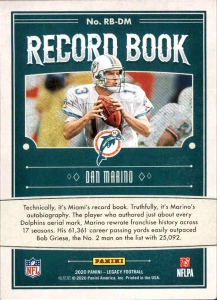 Does Dan Marino hold any records?