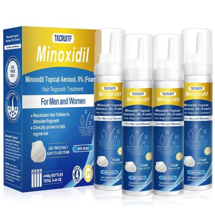 Does minoxidil turn hair white?