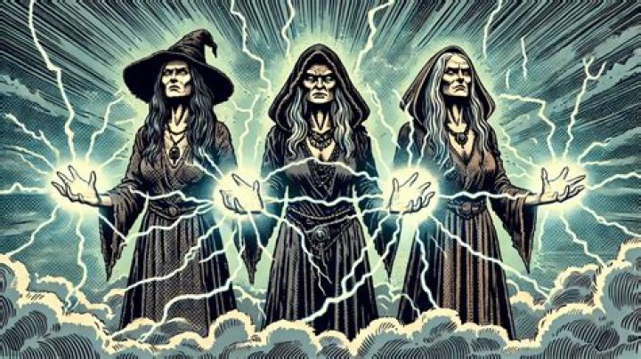 How are the three witches evil?