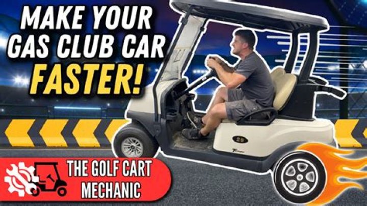 How can I make my Club Car golf cart go faster?