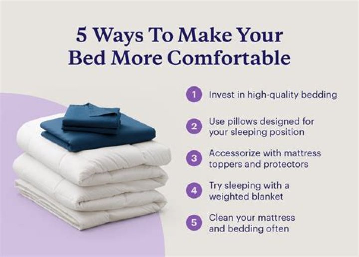 How can I make my hard bed more comfortable?