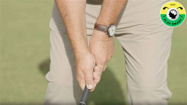 How close should the putter be to the ball?
