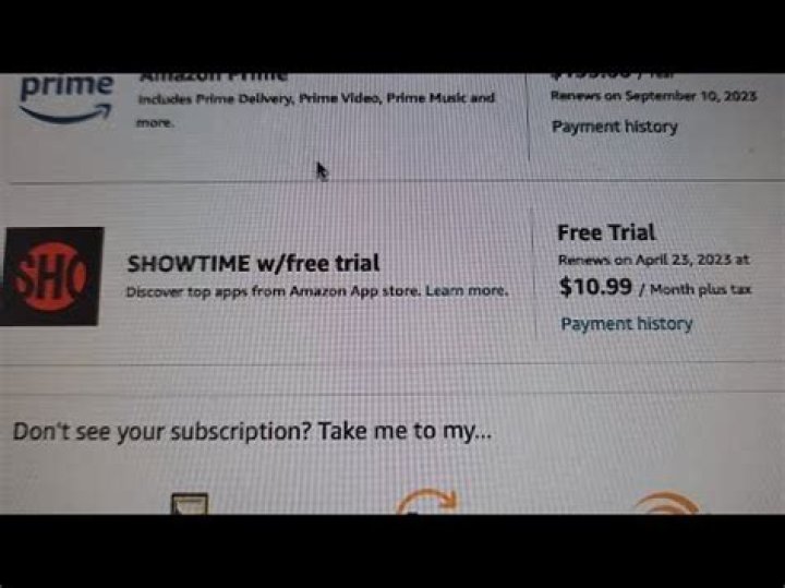How do I cancel my free Showtime trial on Amazon Prime?