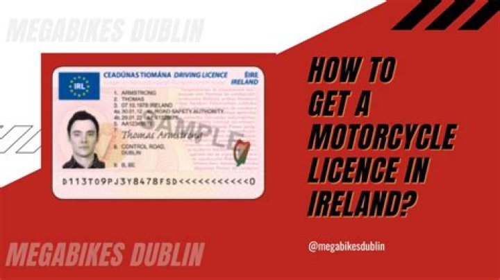 How do I get a motorcycle licence in Ireland?