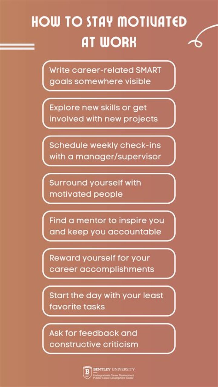 How do I stay motivated to keep my job?