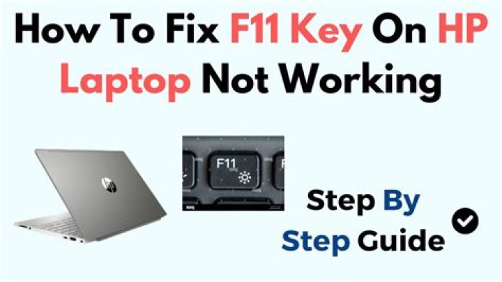 How do I use the F11 key on my laptop?