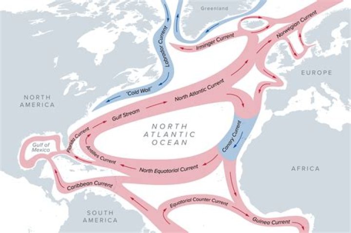 How do ocean currents impact the climate of the west coast of south America?