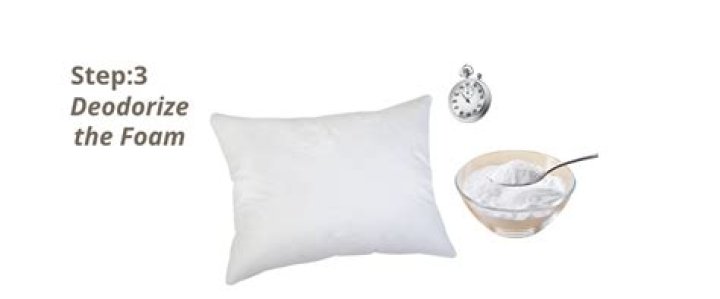 How do you deodorize a pillow?