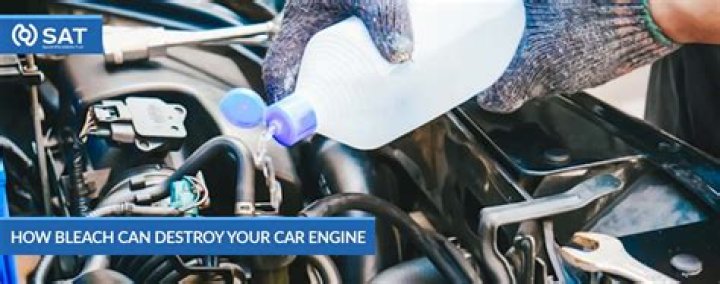 How do you destroy an engine with bleach?