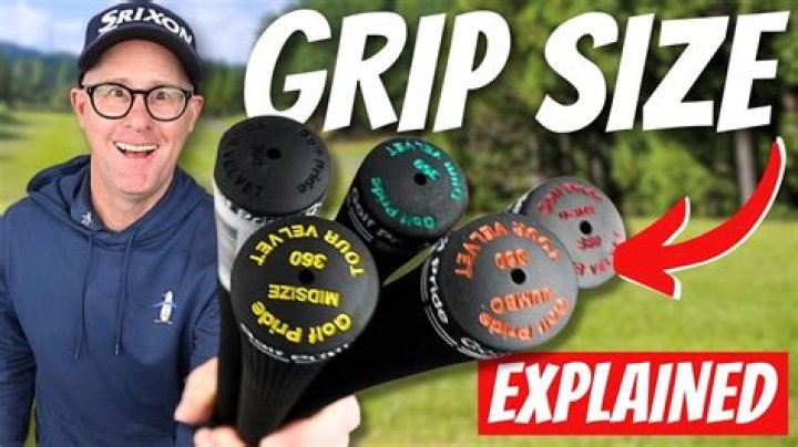 How do you determine golf club grip size?