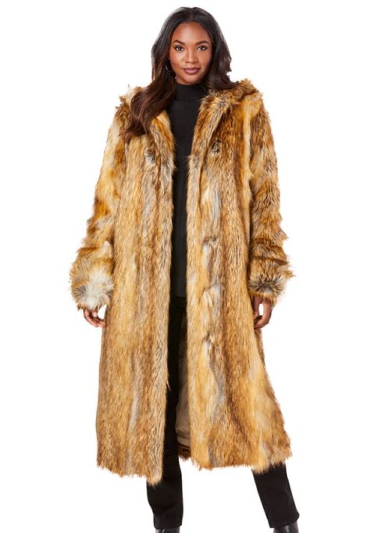 How do you freshen a faux fur coat?