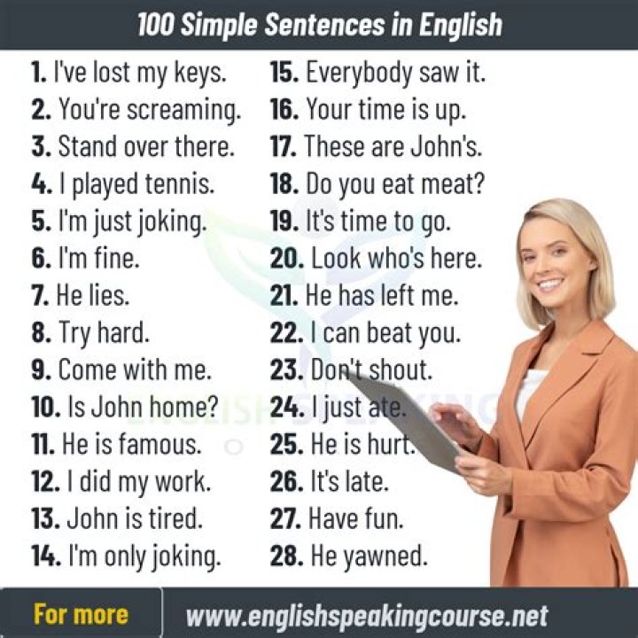 How do you make a good sentence?