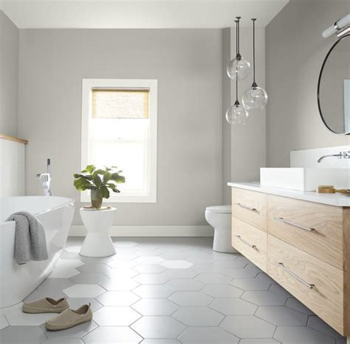 How do you paint bathroom ceiling with mildew?