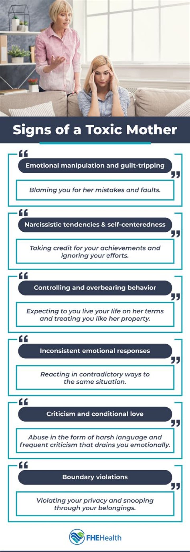 How do you treat a toxic mother?