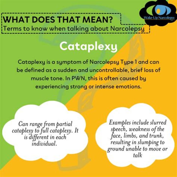 How does cataplexy differ from narcolepsy?
