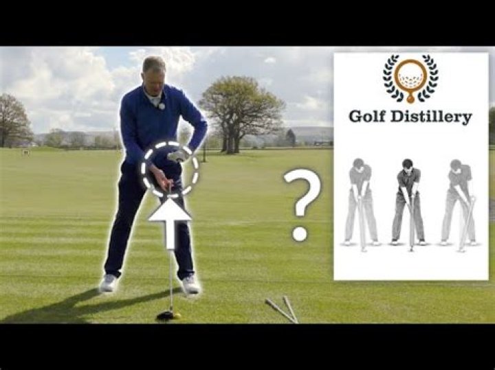 How far should hands be from body in golf setup?