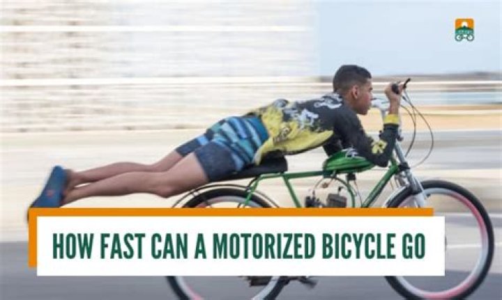 How fast can a kid go on a bike?