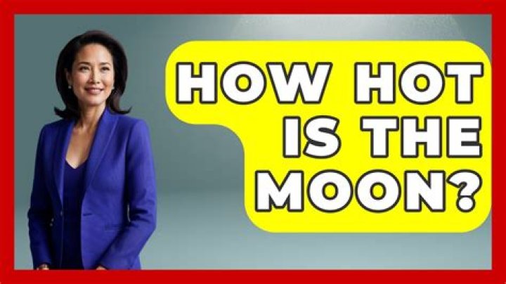 How hot is the Moon?