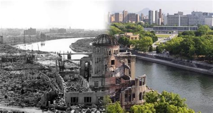 How long did it take for Japan to rebuild Hiroshima?