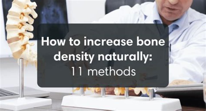 How long does it take to increase bone density?