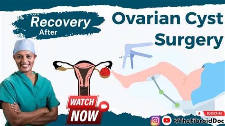 How long does ovarian cyst removal surgery take?