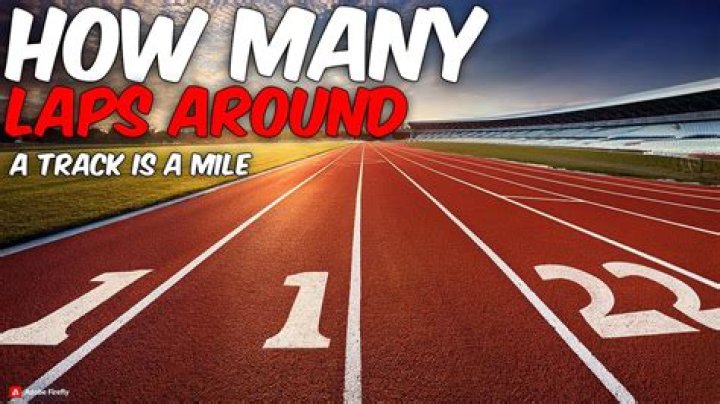 How long is a mile around a track field?