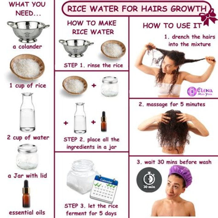 How long should you boil rice water for hair?