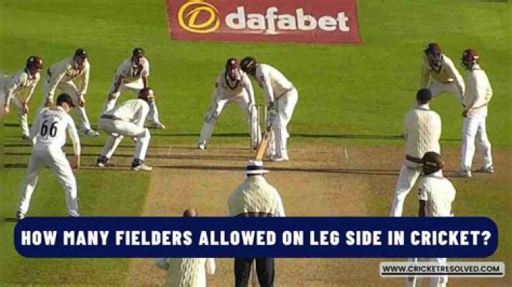 How many fielders are allowed on leg side?
