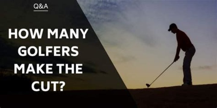 How many golfers make the cut?
