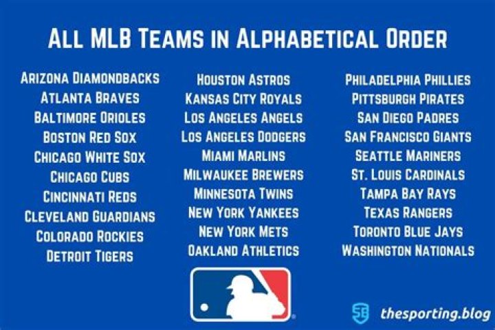 How many official MLB teams are there?