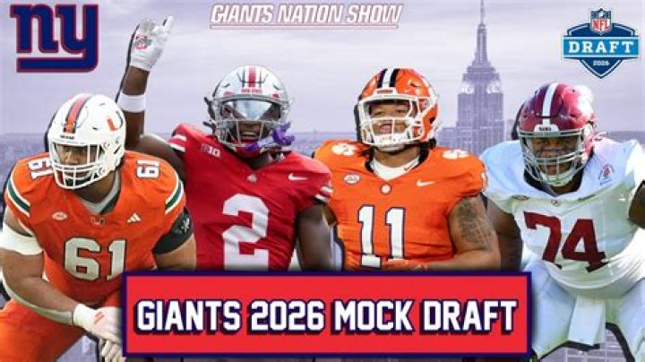 How many picks do the Giants have in the first-round?